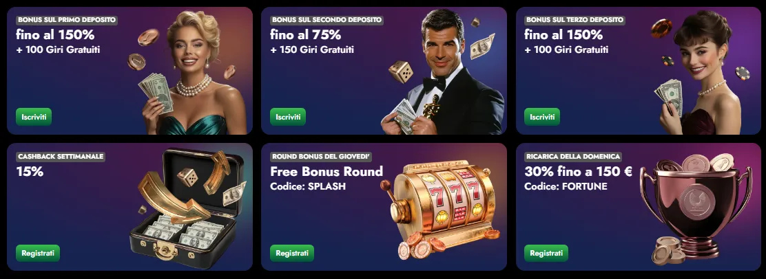 oscarspin casino bonuses