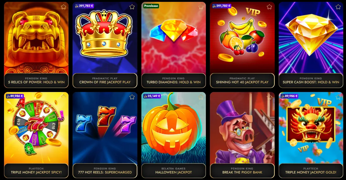 oscarspin casino jackpots