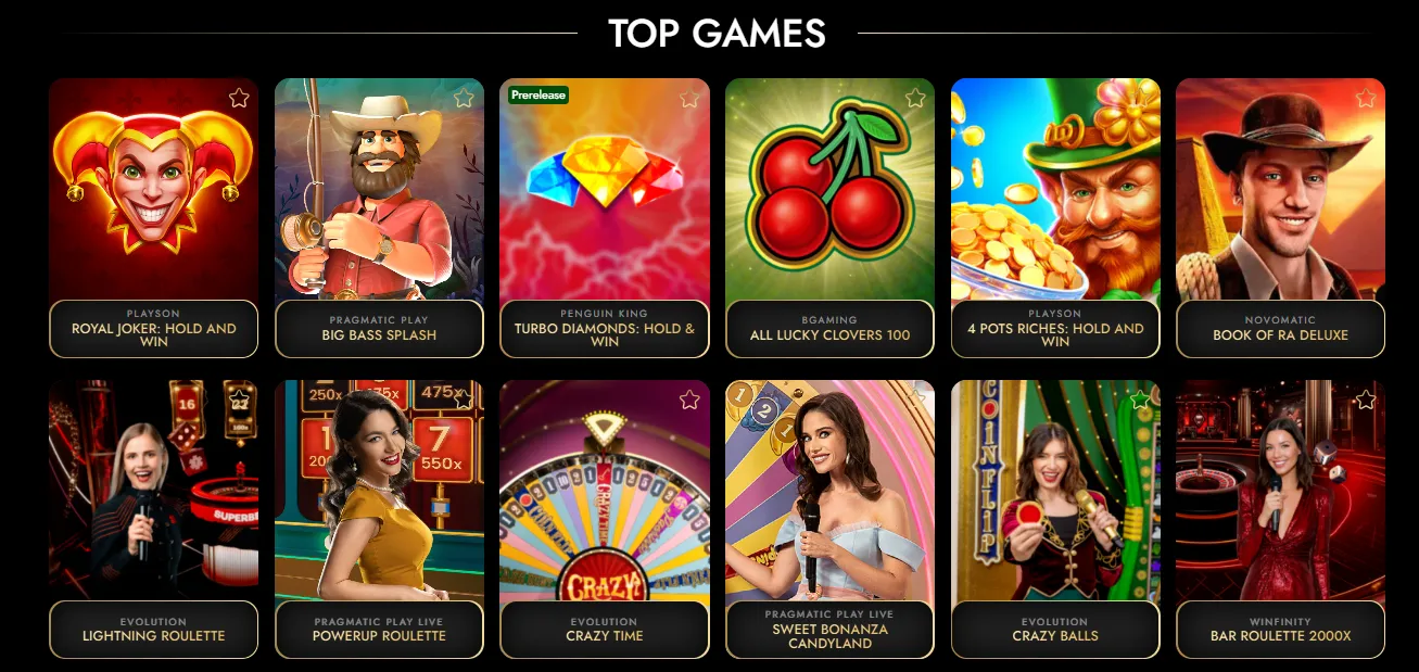 oscarspin casino top-games